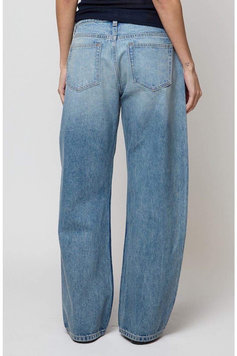 Shifter Bowed Wide Leg Jeans, Alternate, color, LUCA