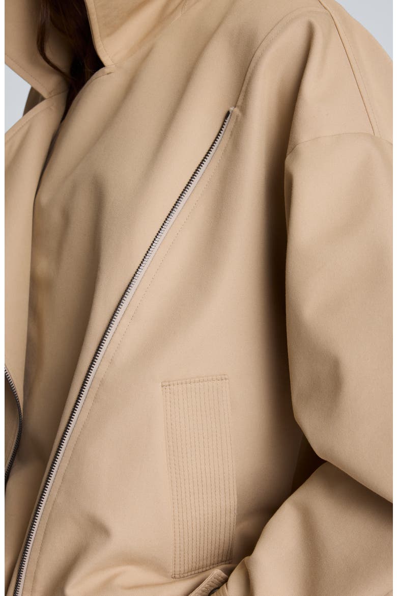 Boxy Moto Trench Jacket, Alternate, color, FARRO