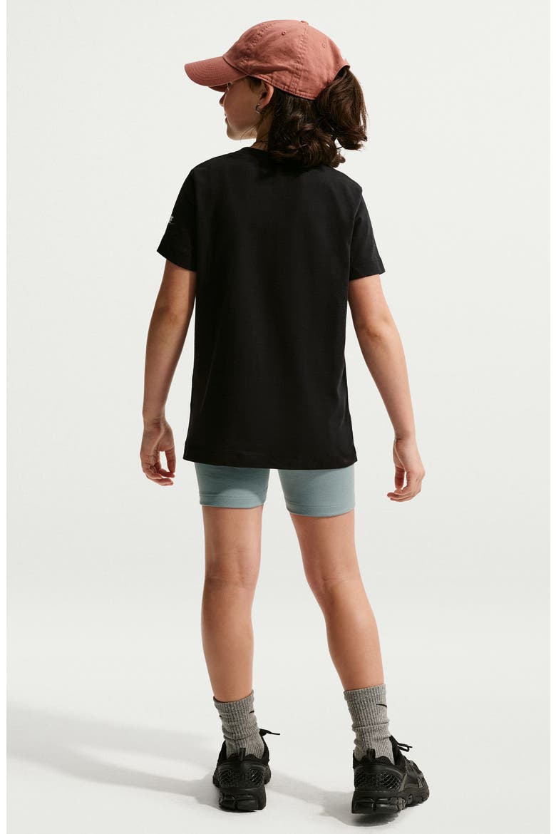 Kids' Logo T-Shirt, Alternate, color, BLACK