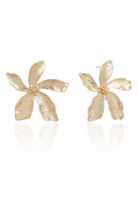 Ettika Tropical Flower Earrings
