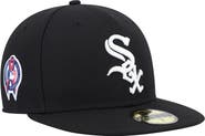 New Era Men's New Era Black Chicago White Sox 9/11 Memorial Side Patch 59FIFTY Fitted Hat