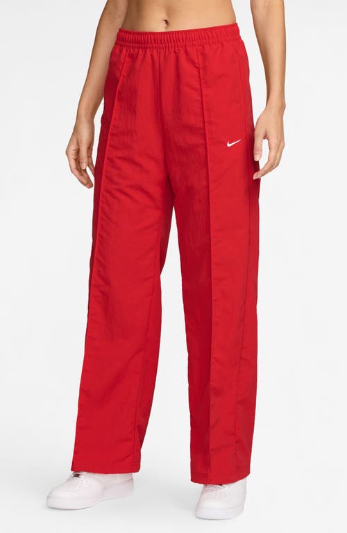 Nike Sportswear Windrunner Pants In University Red/white