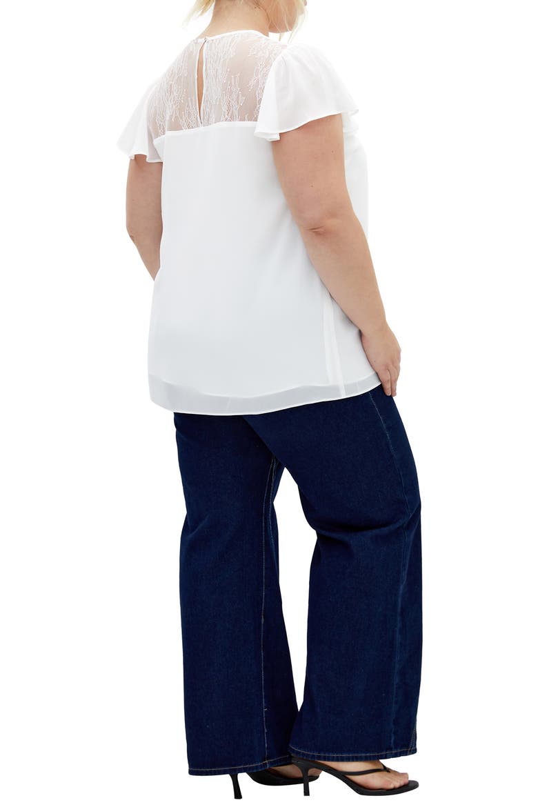 Malia Embroidered Lace Top, Alternate, color, IVORY