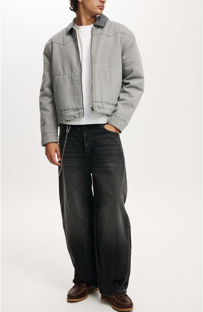 Cotton On Men's Relaxed Carpenter Jacket, Alternate, color, 