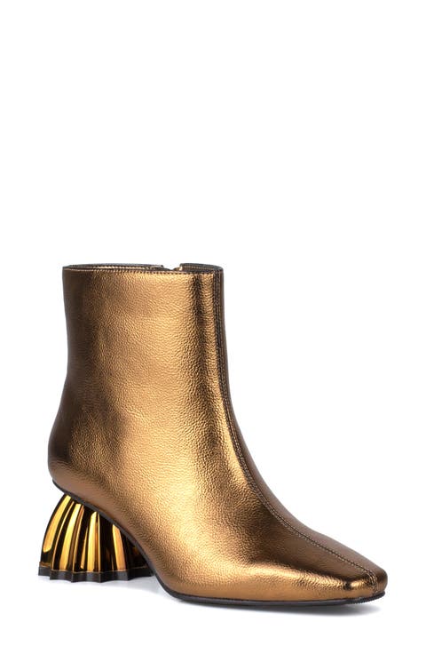 Napoli Fluted Block Heel Boot (Women)