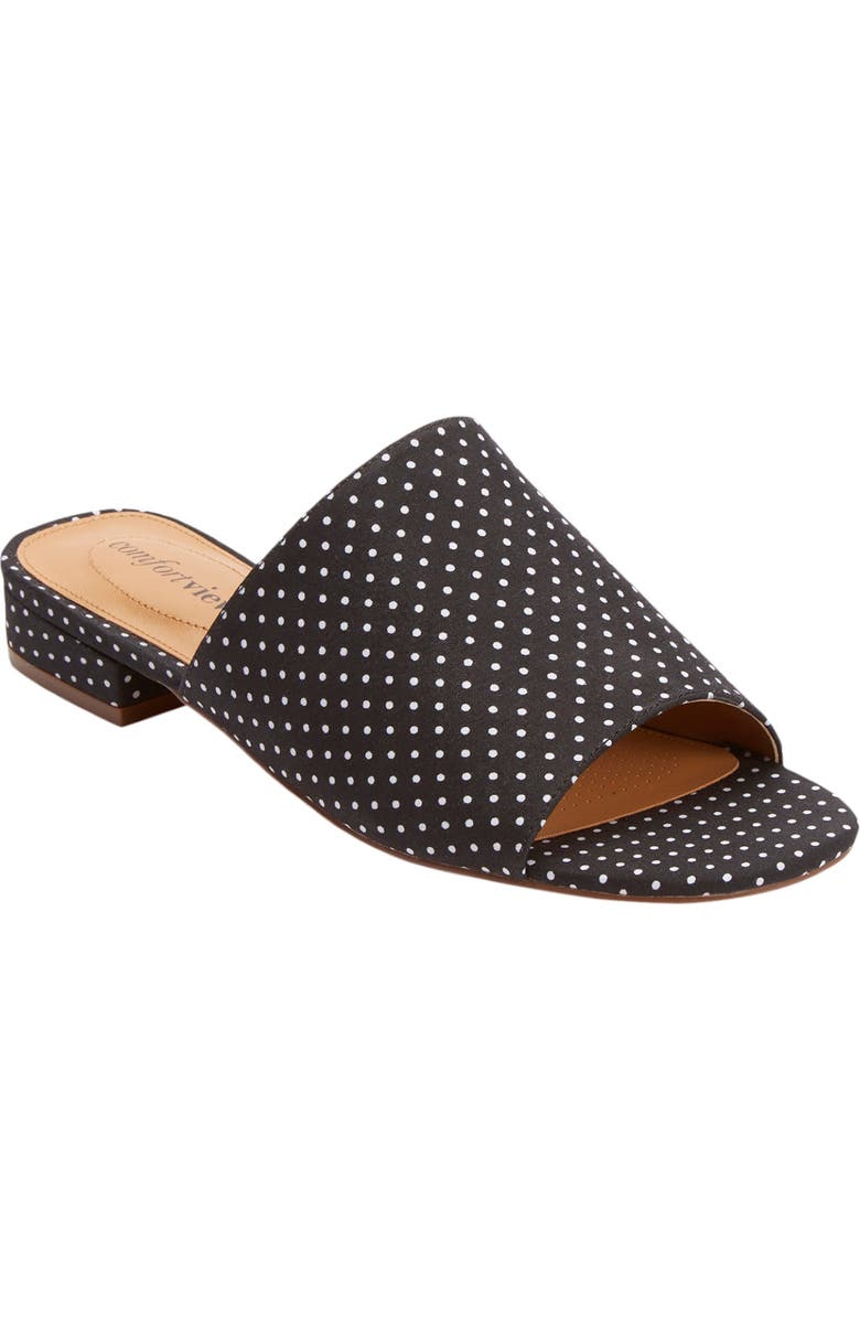 Comfortview The Sola Mule, Main, color, Black Dot