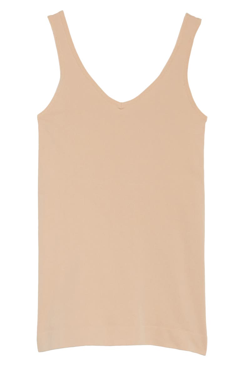 Seamless Two-Way Tank, Alternate, color, BEIGE BRUSH