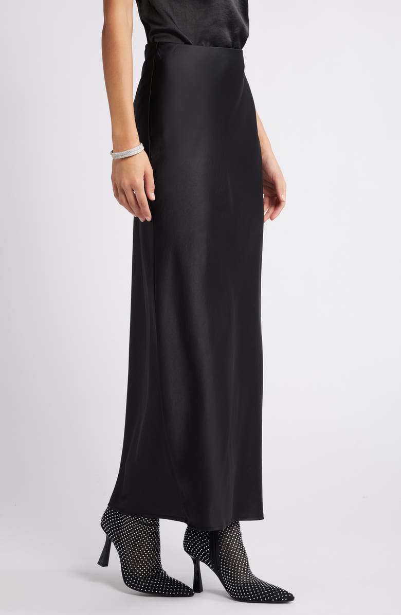 Open Edit Bias Cut Maxi Skirt, Alternate, color,