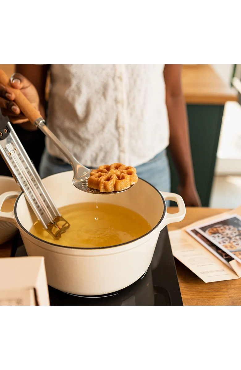 Uncommon Goods Swedish Rosette Waffle Kit by Cooking Gift Set Co, Alternate, color, 