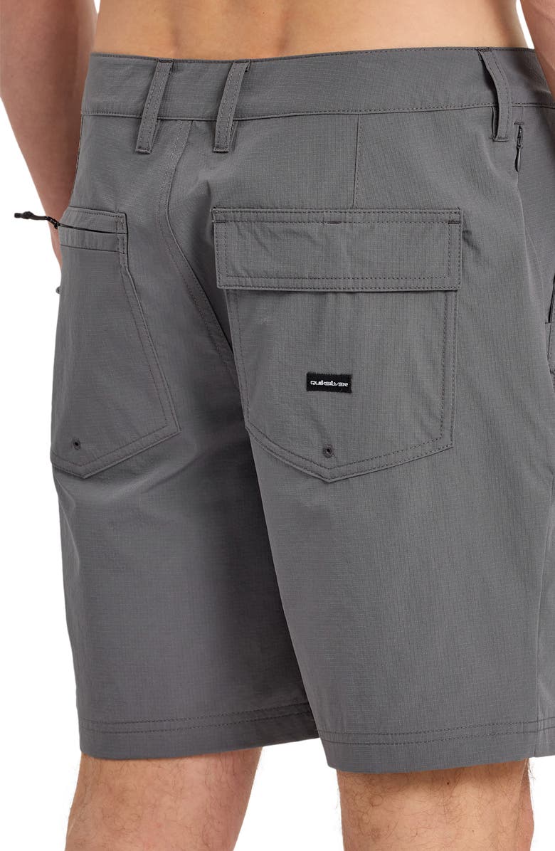 Quiksilver Transit 19 Hybrid Shorts, Alternate, color, Iron Gate