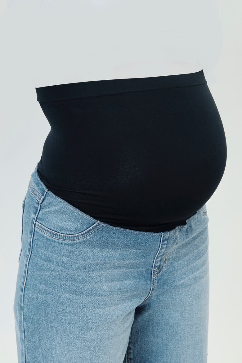 Over the Bump Wide Leg Maternity Jeans, Alternate, color, PAIGE