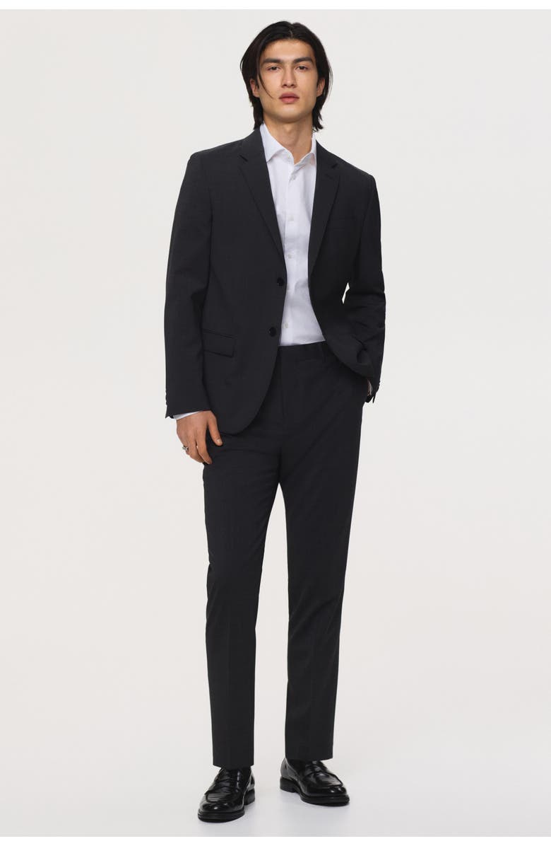 H&M Slim Fit Cotton Shirt, Alternate, color, White