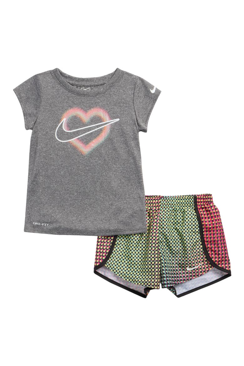 Pixel Pop Sprinter Tee & Short Set, Main, color, TRENCHED