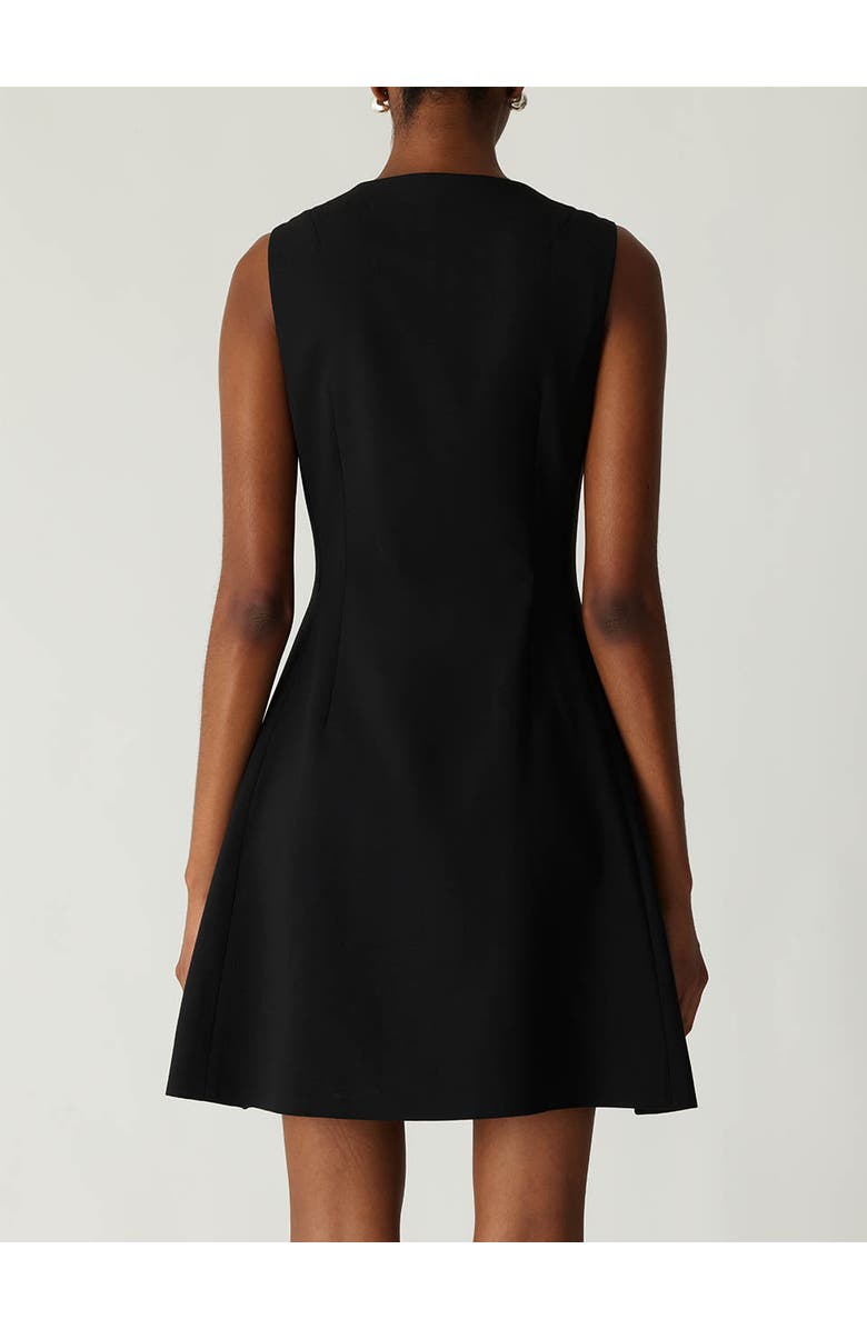 Refined Suiting Double Breasted Mini Dress