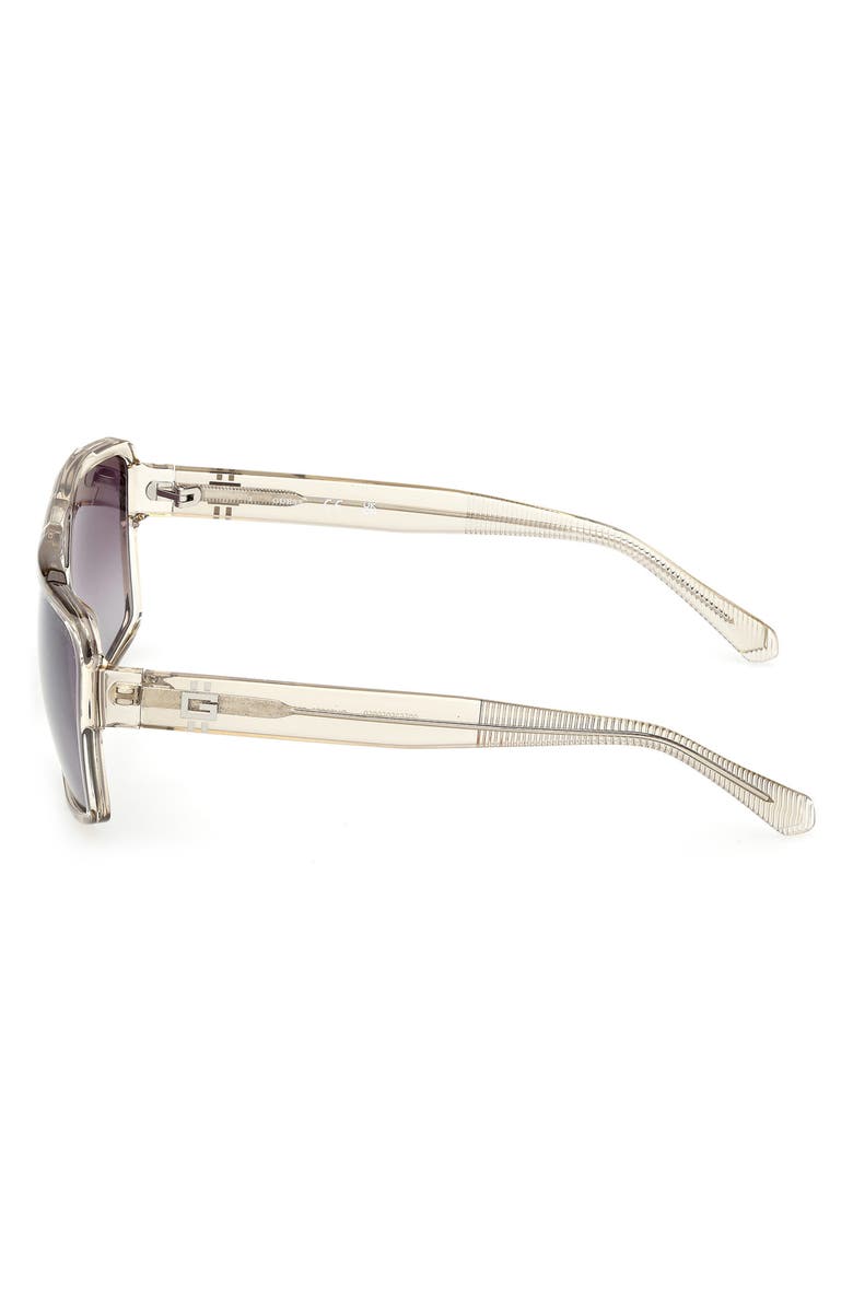 GUESS Navigator Sunglasses, Alternate, color, Shiny Beige / Gradient