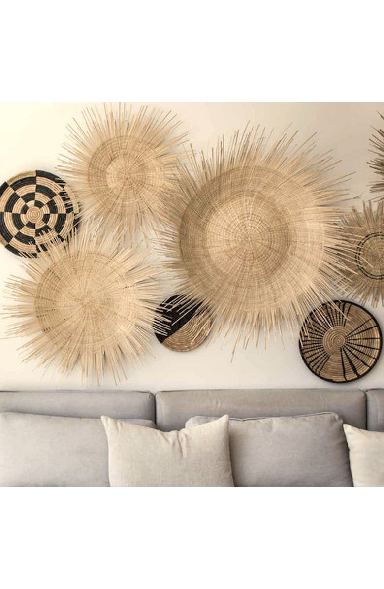 Mbare Sun Plate Wall Decor, Alternate, color, Natural