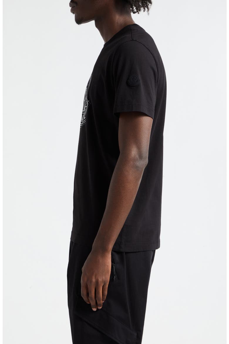 Logo Graphic T-Shirt, Alternate, color, BLACK