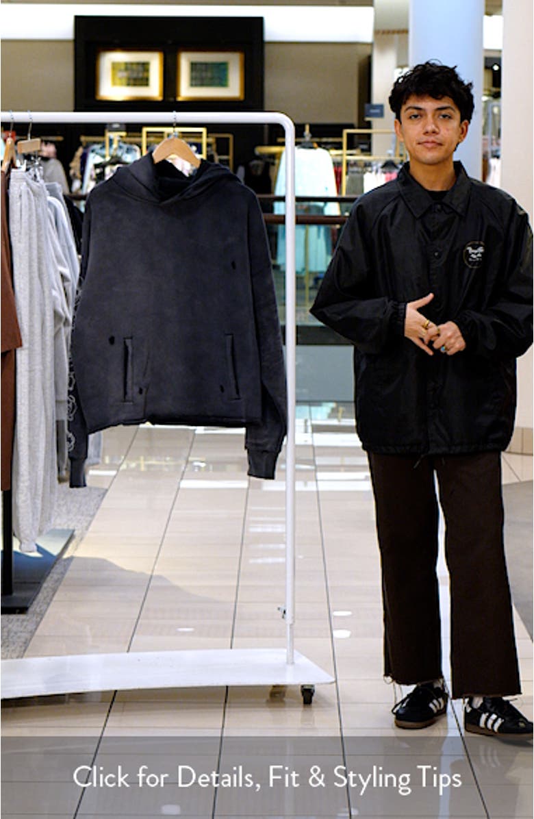 Oversize Heavyweight Cotton Fleece Hoodie, sales video thumbnail