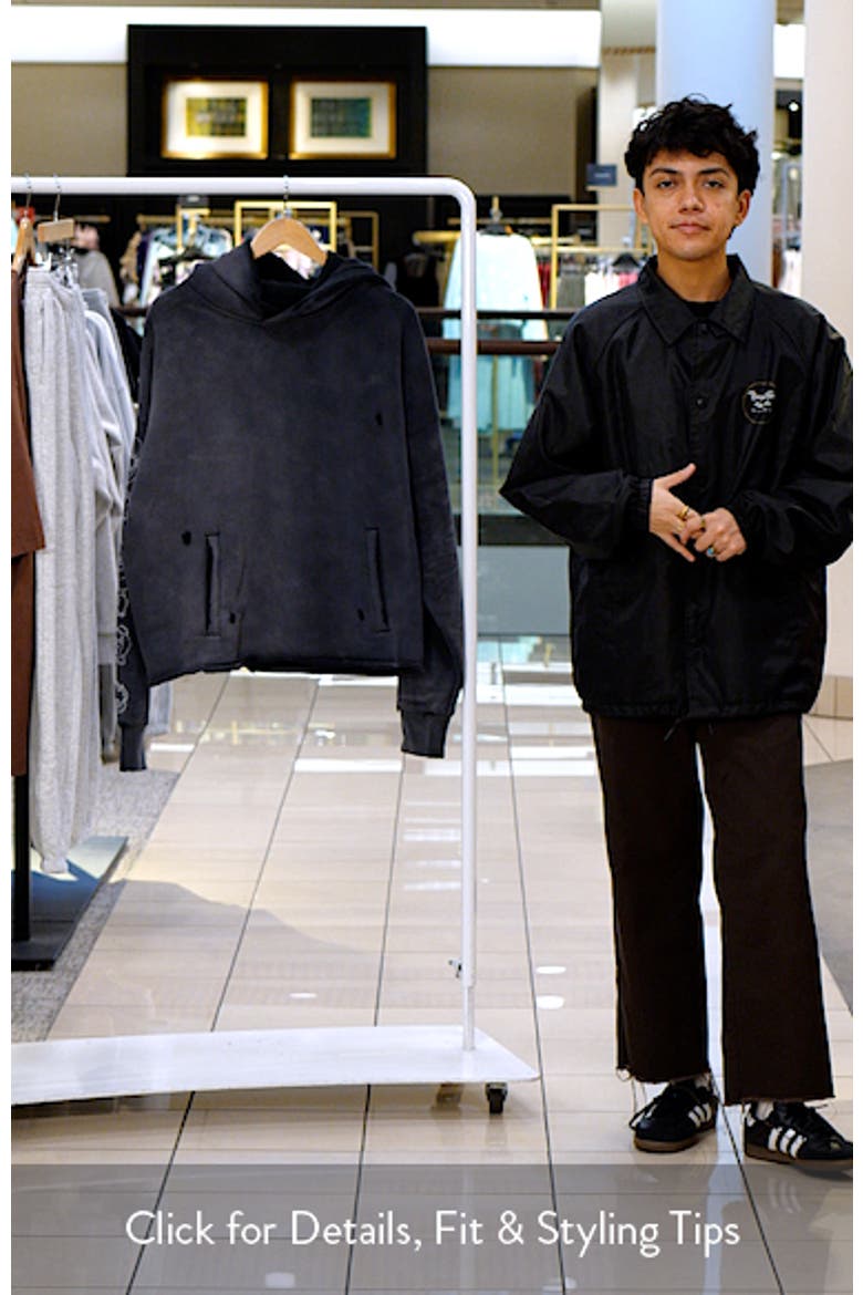 Oversize Heavyweight Cotton Fleece Hoodie video