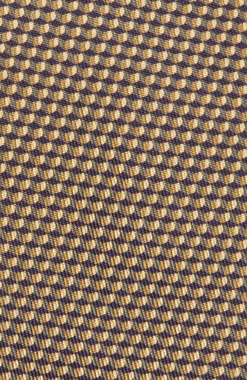 Brioni Micro Jacquard Silk Tie In Green