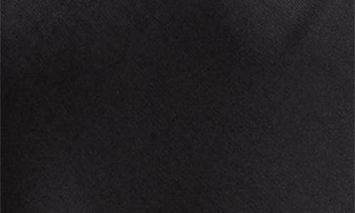 Rabanne Long Sleeve Draped Jersey Midi Dress In Black
