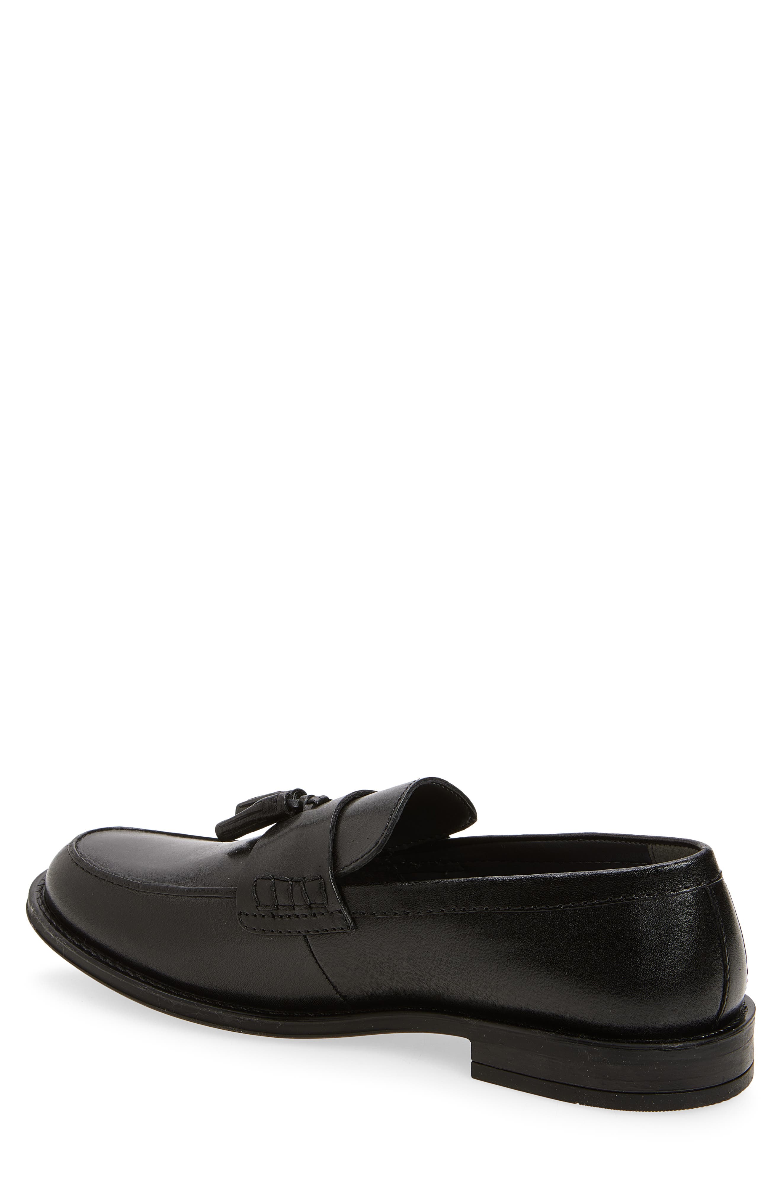 Steve Madden Daimon Tassel Loafer, Alternate, color, Black