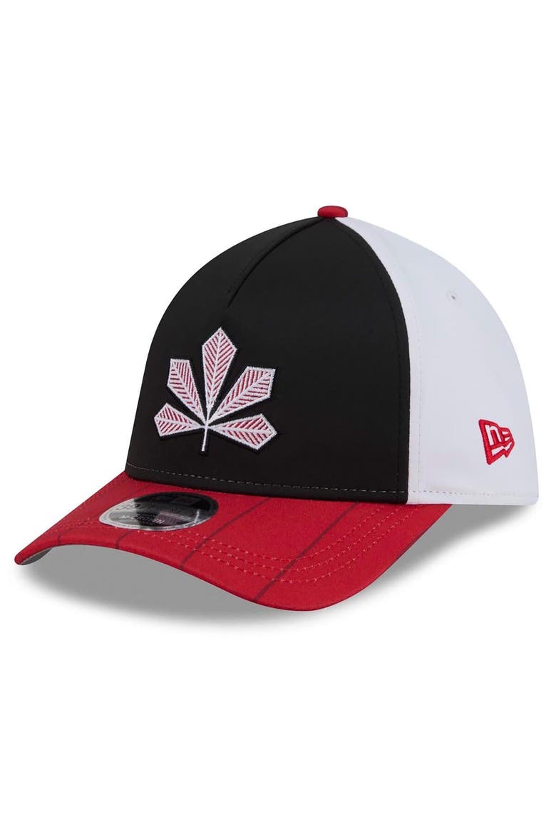 Men's New Era Black/Red Cincinnati Reds 2026 City Connect M-Crown A-Frame 39THIRTY Flex Hat, Alternate, color, Black