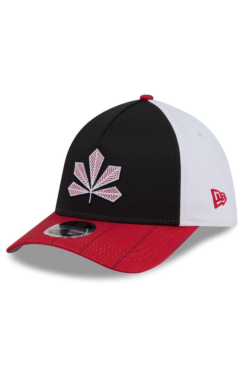 New Era Men's New Era Black/Red Cincinnati Reds 2026 City Connect M-Crown A-Frame 39THIRTY Flex Hat, Alternate, color, Black