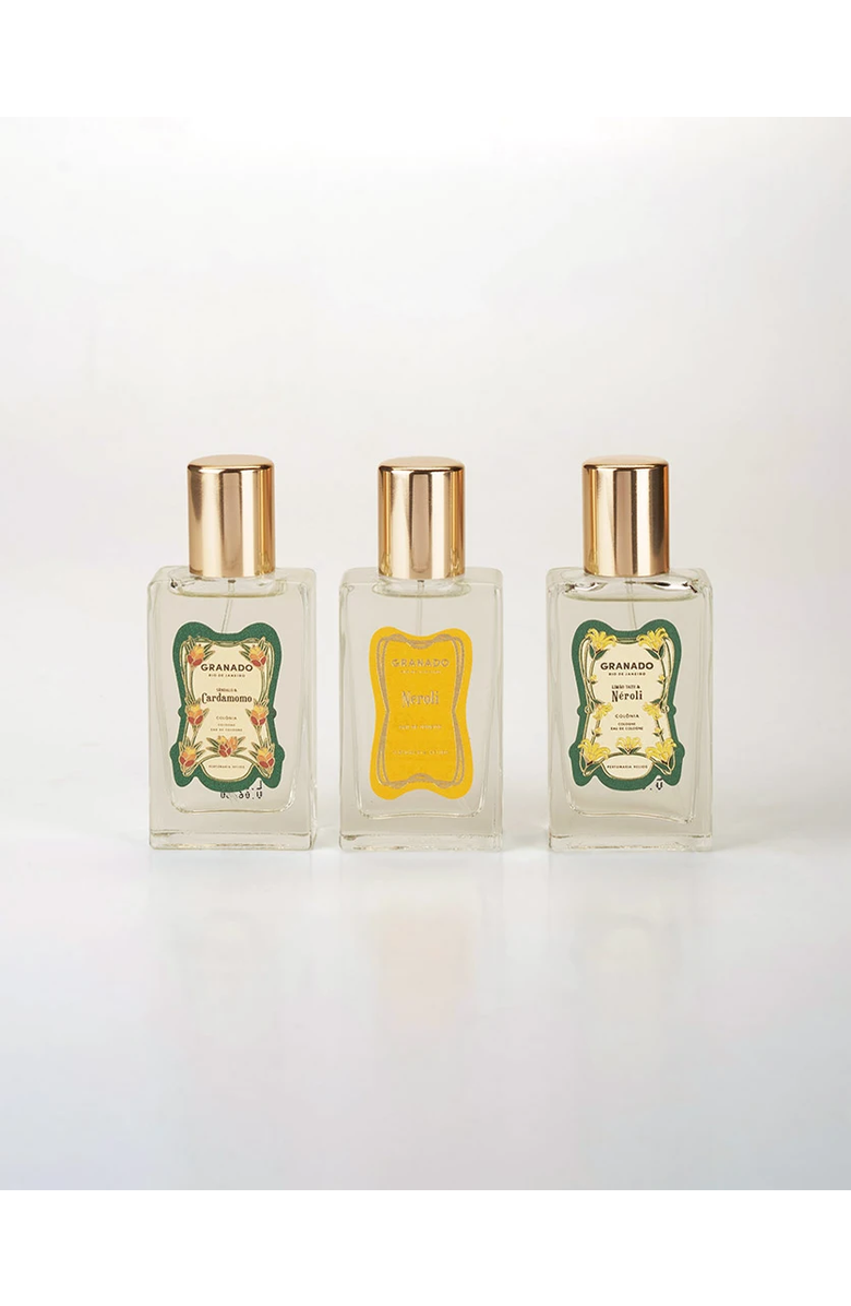 GRANADO Perfumery Trio | Neroli, Sândalo & Cardamomo and Limão Taiti & Néroli, Alternate, color, Clear