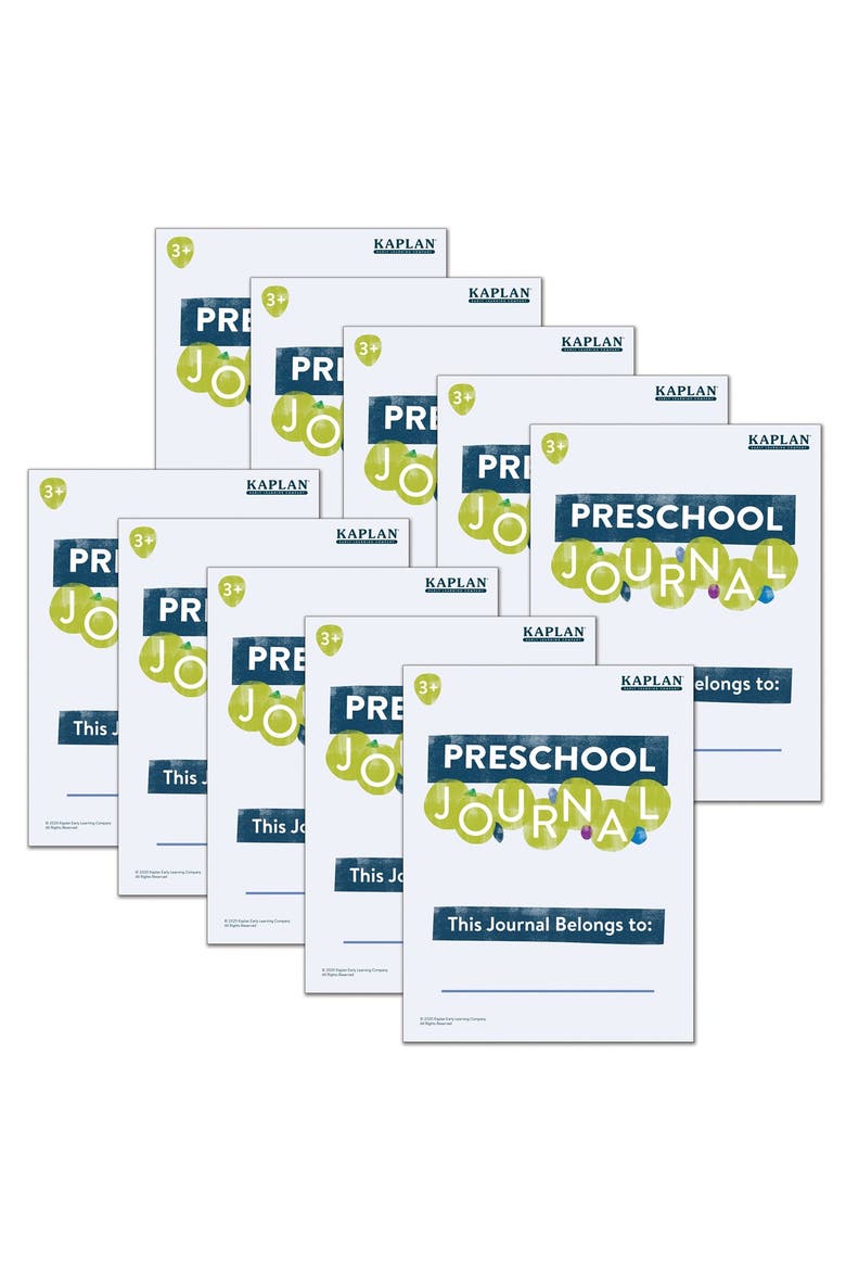 Preschool Journals - Set of 10, Main, color, White