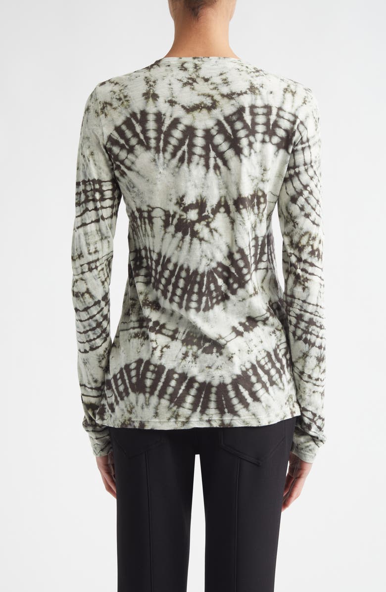 Proenza Schouler Mia Tie Dye Tissue T-Shirt, Alternate, color, Caper Multi