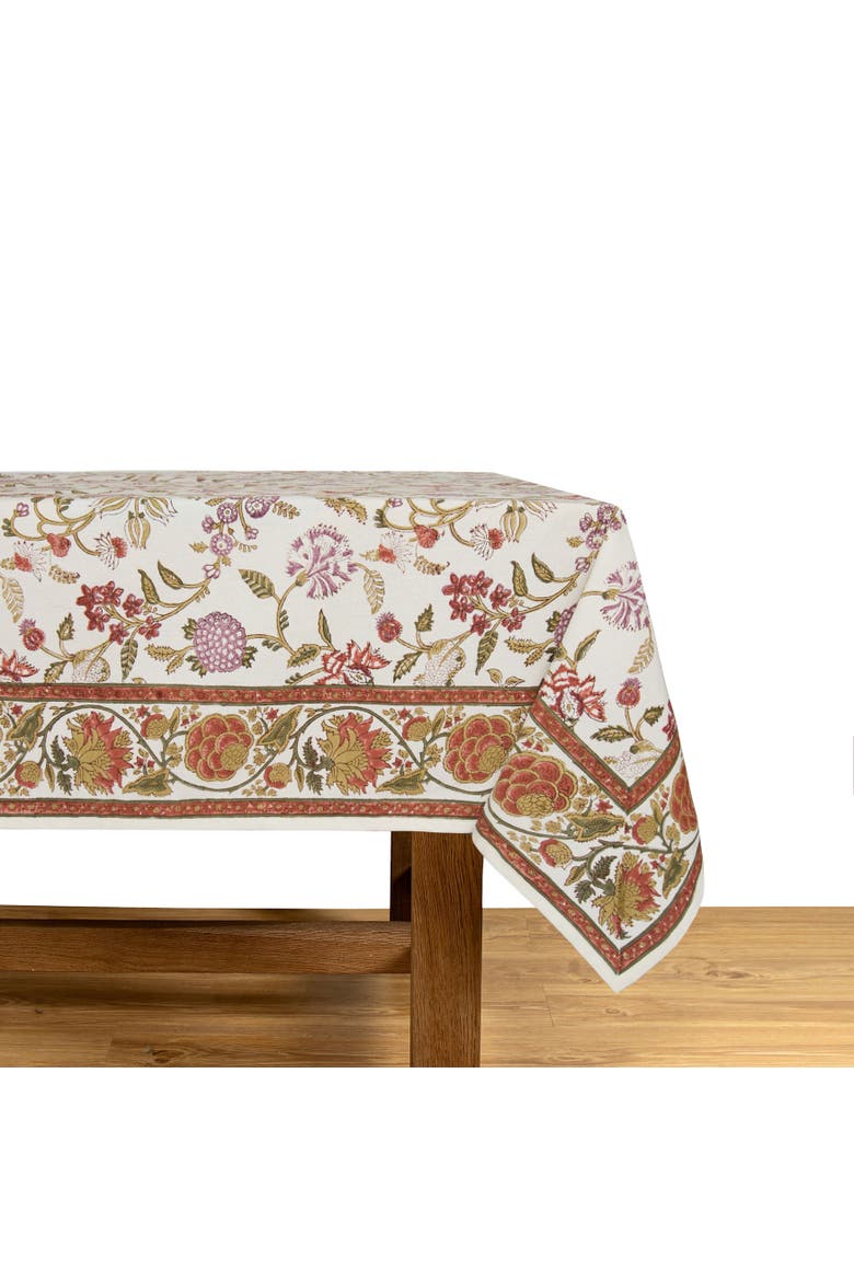 Louise Tablecloth, Alternate, color, Multicolor 59" x 59"