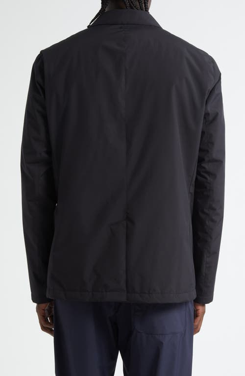 Herno Functional Wardrobe Waterproof Sport Coat In Black