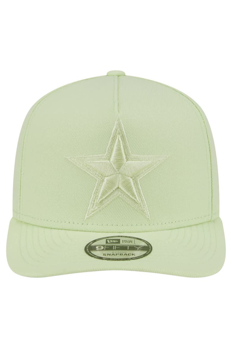 Men's New Era Light Green Dallas Cowboys Color Pack 9FIFTY Snapback Hat, Alternate, color, Light Green