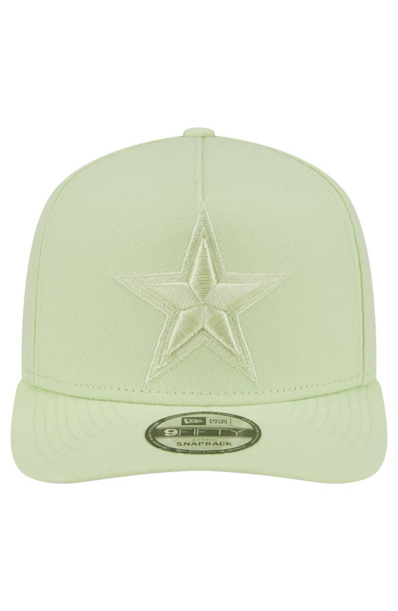 New Era Men's New Era Light Green Dallas Cowboys Color Pack 9FIFTY Snapback Hat, Alternate, color, Light Green