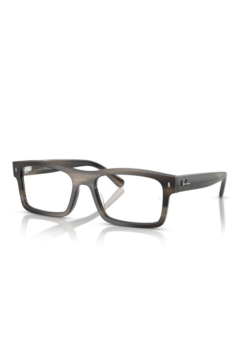 54mm Rectangular Optical Glasses, Alternate, color, HAVANA GRADIENT