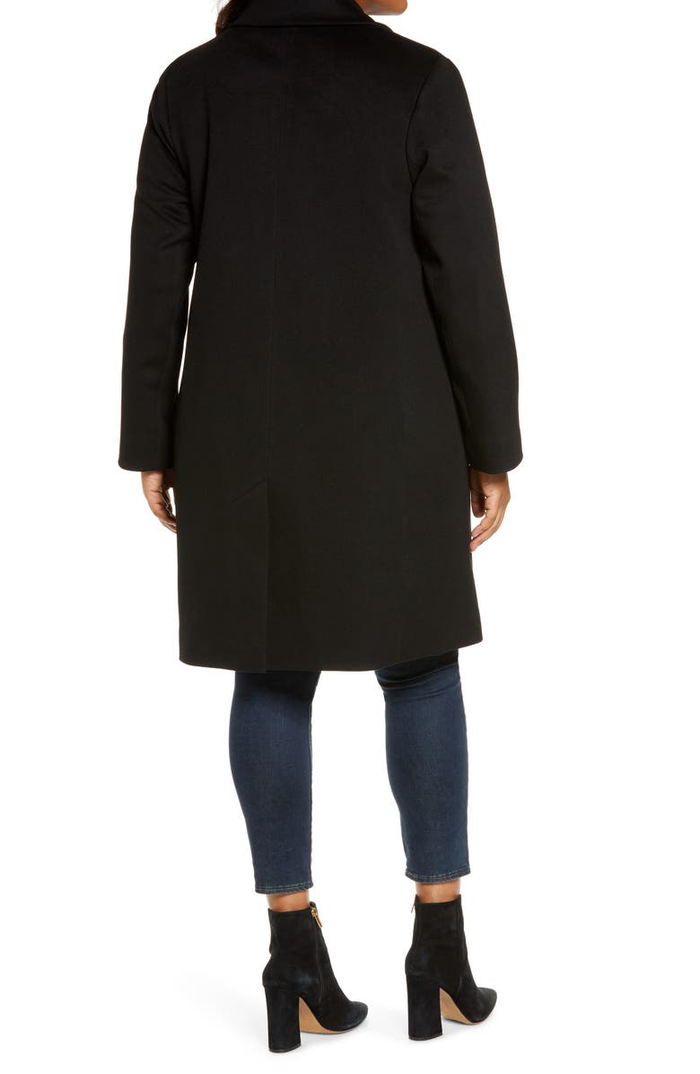 Fleurette Notch Collar Walking Coat, Alternate, color, 