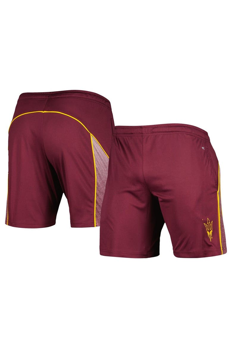 Men's Colosseum Maroon Arizona State Sun Devils Laws of Physics Shorts, Main, color, Maroon