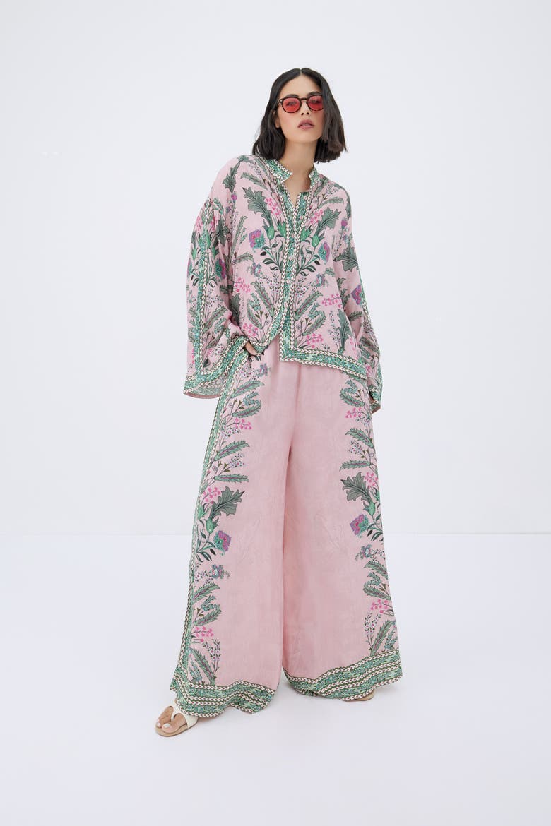 Ariyah Trousers, Alternate, color, Pastel Pink