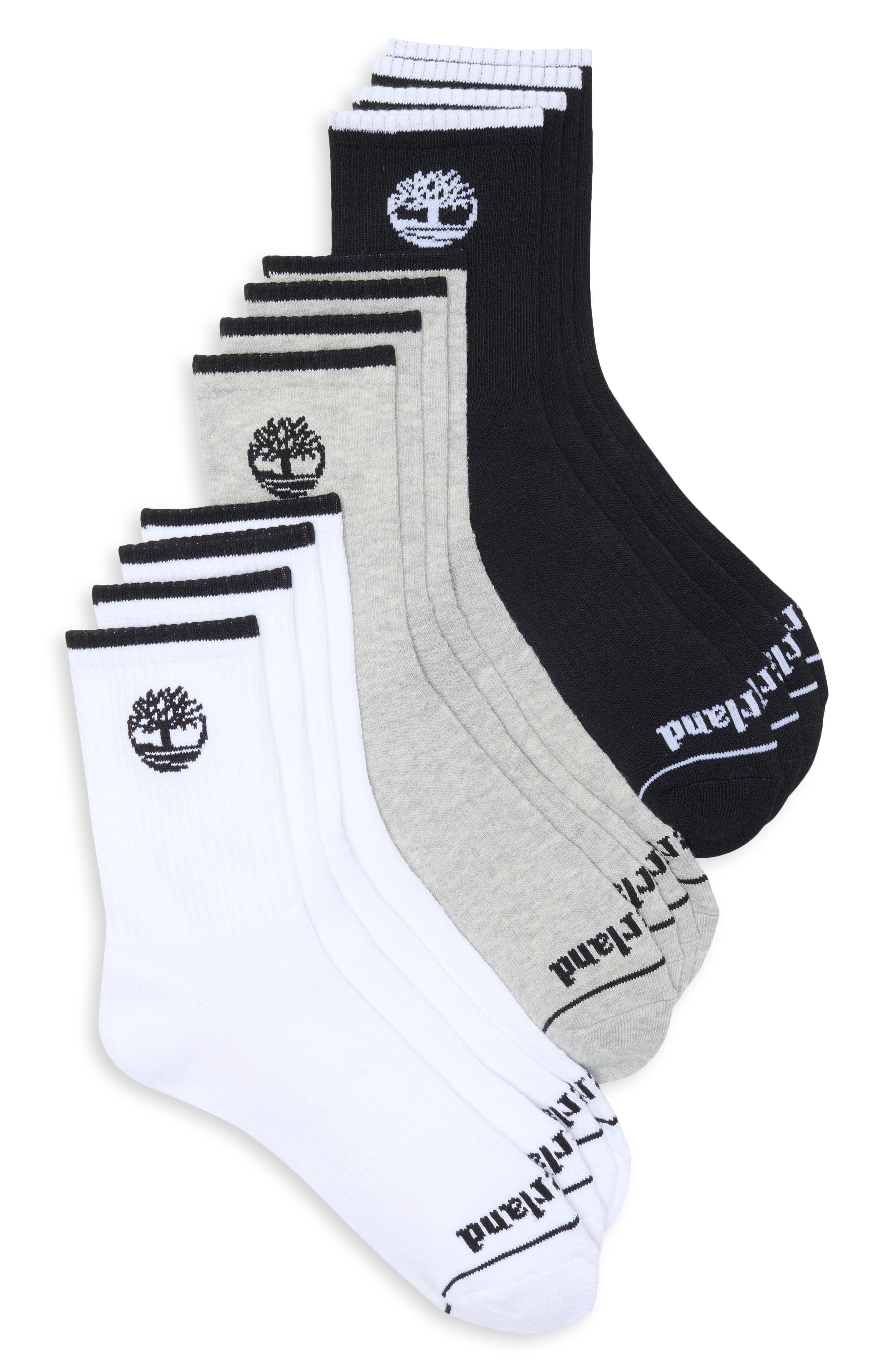 6-Pack Cushion High Quarter Length Socks