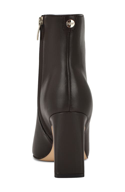 Nine West Reraye Bootie In Brown
