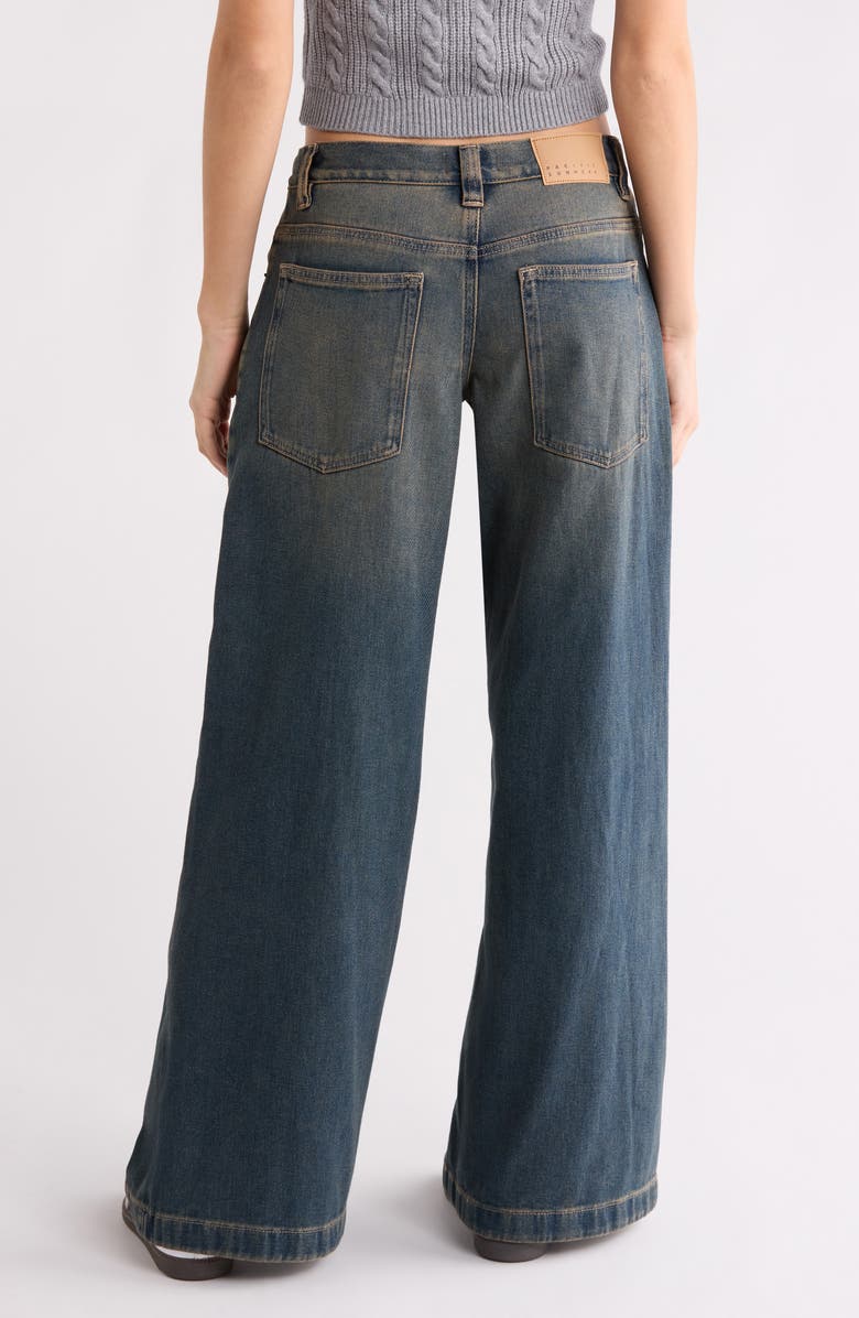 PacSun Sloane Ultra Baggy Del Mar Wide Leg Jeans, Alternate, color, Dark Indigo