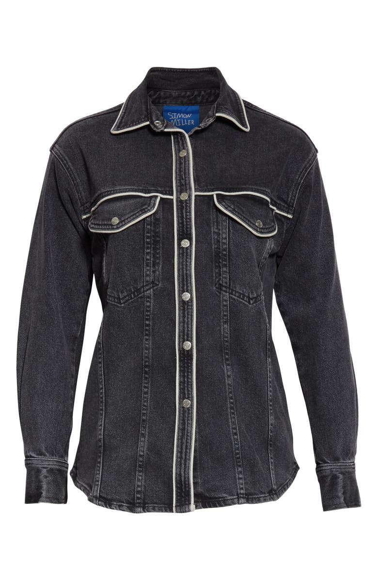 Simon Miller Pipo Denim Shirt, Alternate, color, 