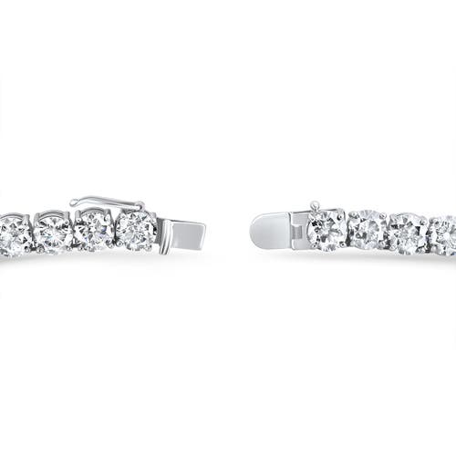 Bliss Diamond 40ct Diamond Tennis Necklace 14k Gold 16.5" Lab Grown In 14k White Gold