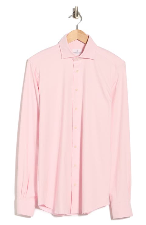 4Flex Stretch Modern Fit Knit Dress Shirt