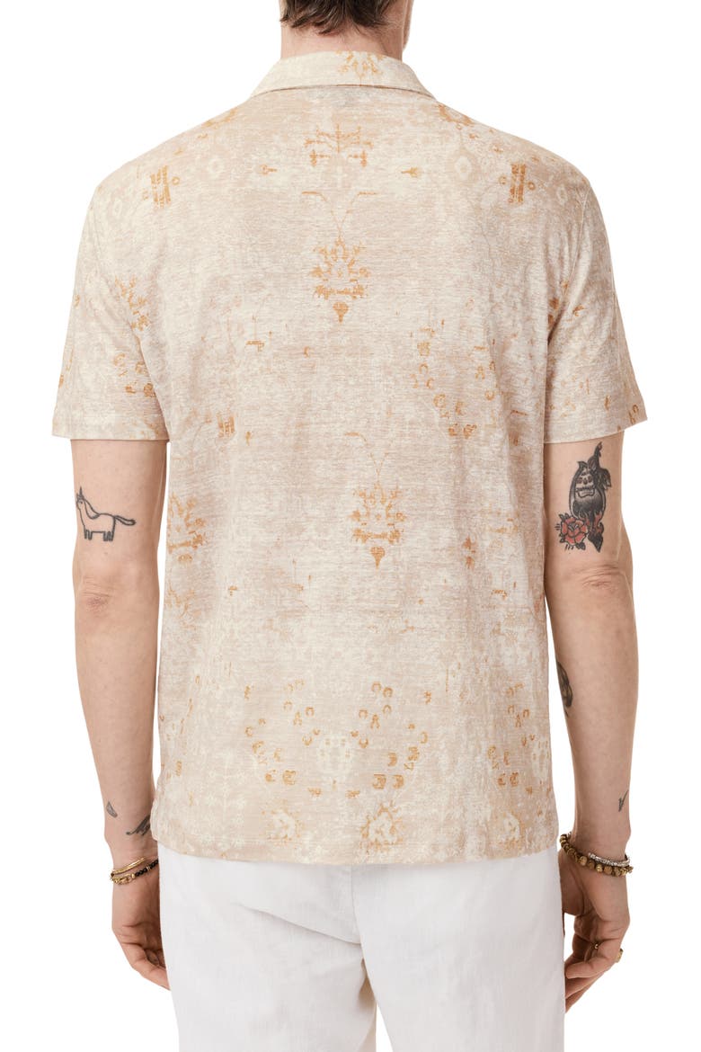 Espino Organic Linen Knit Camp Shirt, Alternate, color, DEW GREY