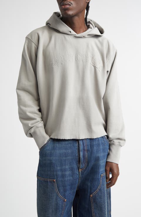 Décortiqué Logo Raw Cut French Terry Hoodie