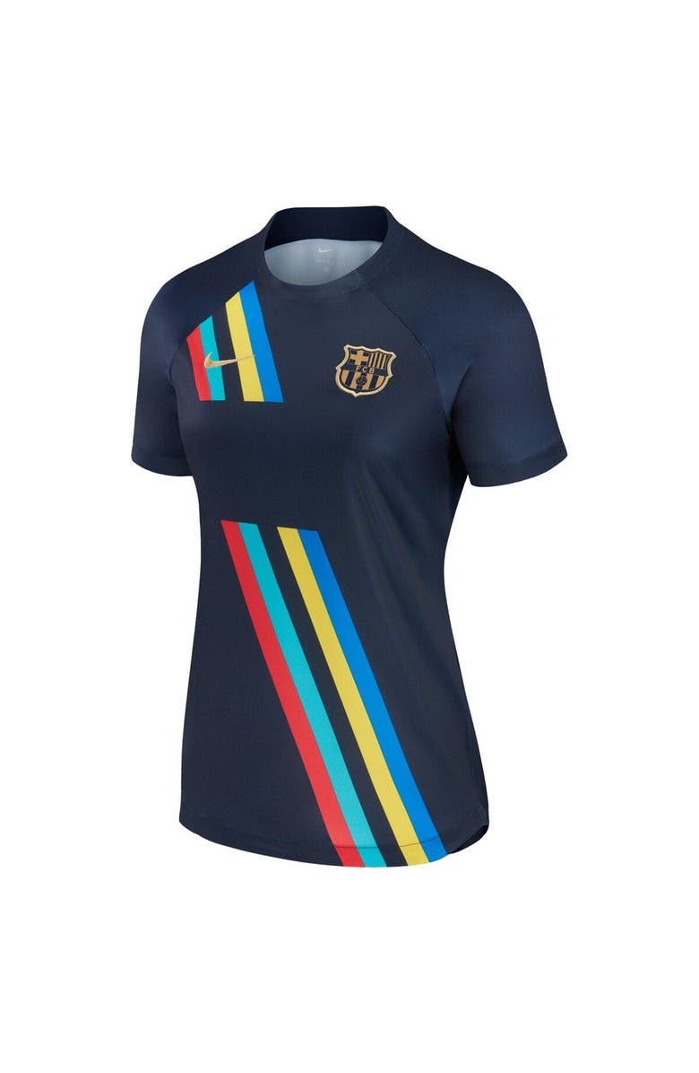 Nike Women's Nike Navy Barcelona 2022/23 Pre-Match AWAY Performance Top, Alternate, color, Navy