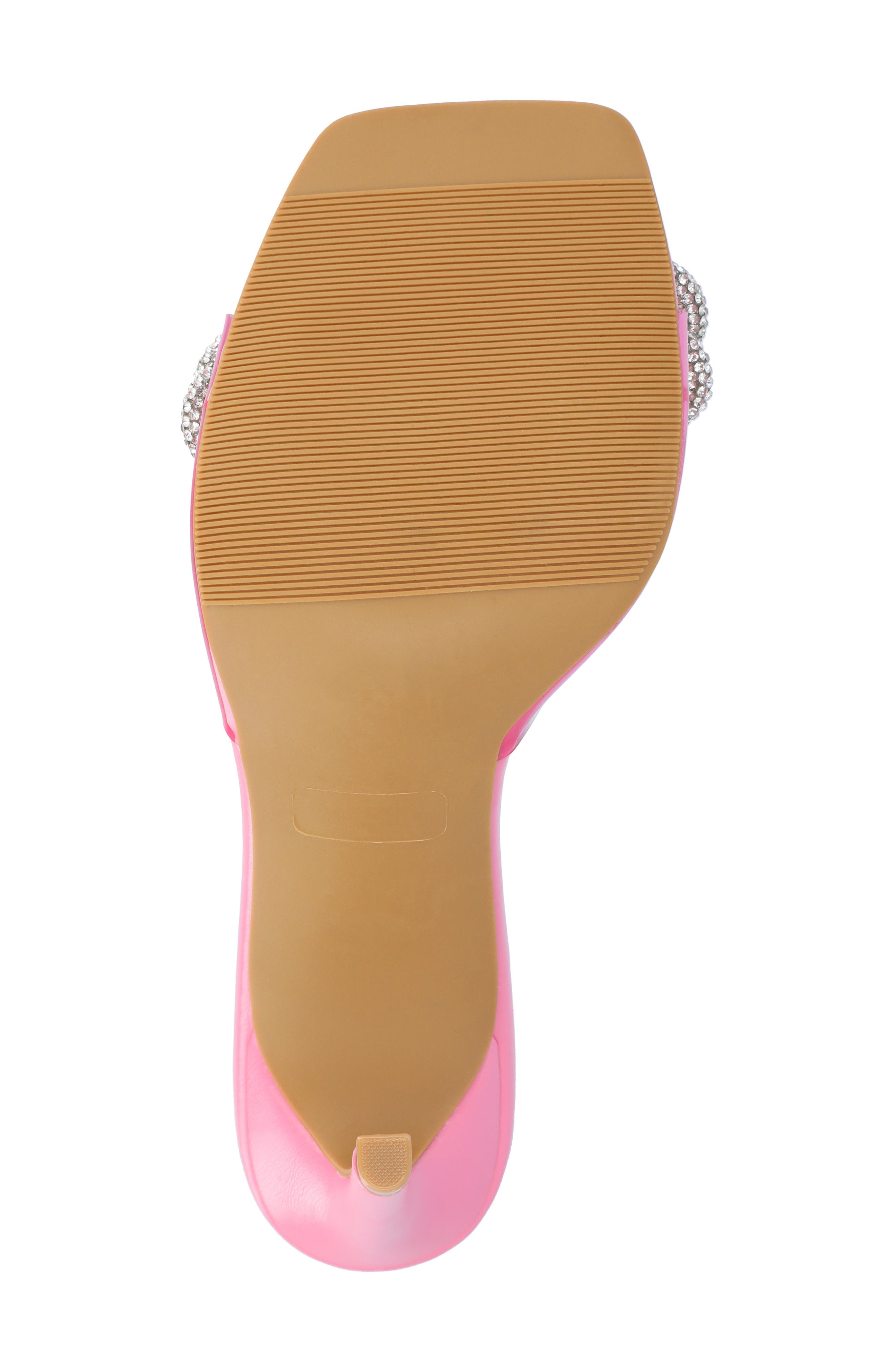 Fenella Embellished Clear Strap Stiletto Sandal, Alternate, color, PINK
