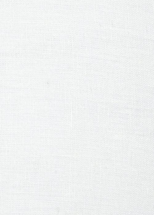 Anaya Bright White Fringe Linen Dutch Euro Pillow With Down Alternative Insert